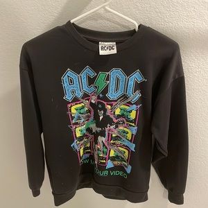 gray ACDC hoodie